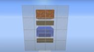 Hide your base with lava by creating a pool of water underneath in your entrance (Image via MumboJumbo/YouTube)